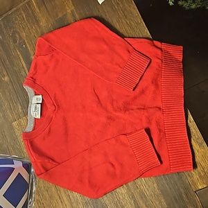 Red sweater